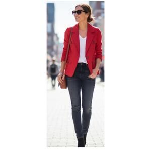 CAbi Little Red Blazer Jacket – Style 3374 – Women’s Size 8